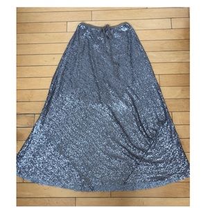 Sequined maxi skirt